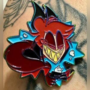 Hazbin Hotel Alastor Winter Pin